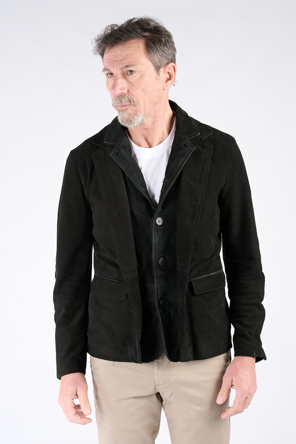 Renga Nubuck Black uomo Barone firenze - 6