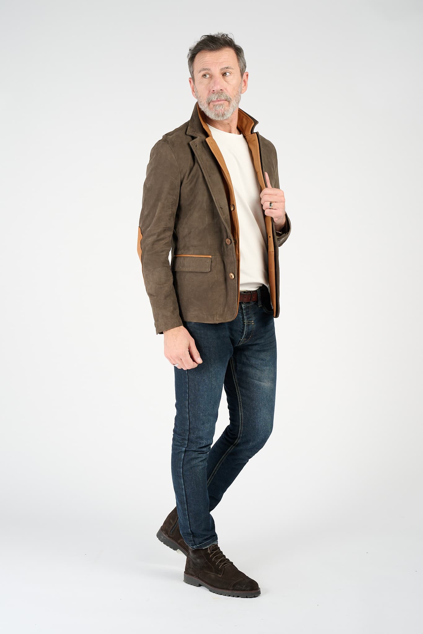 Renga Nubuck Bicolor man Barone firenze - 9