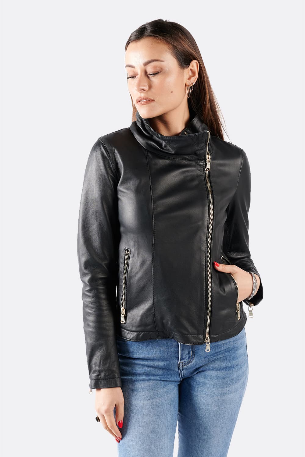 Sally Bis Neck Gold woman Barone firenze - 2