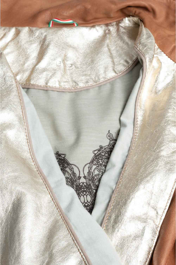 Sally Bis Neck Gold woman Barone firenze