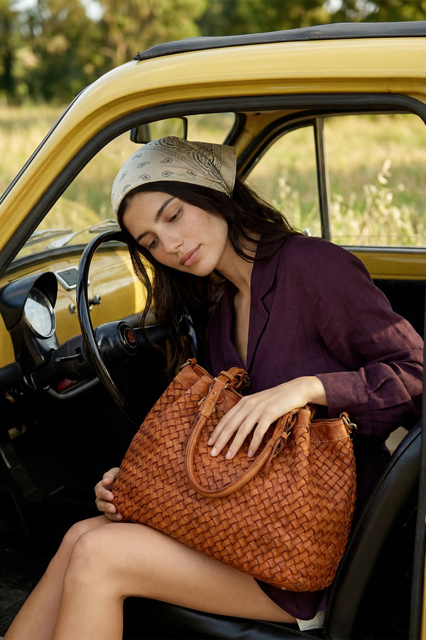 Siena Cuir Naturel woman Barone firenze