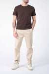 T-shirt Barone Ricamo Fronte Cioccolato man Barone firenze - 3