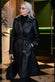 Studded Trench Coat in Black woman Barone firenze - 1