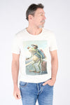 Men's Frog Print T-Shirt uomo Barone firenze - 2