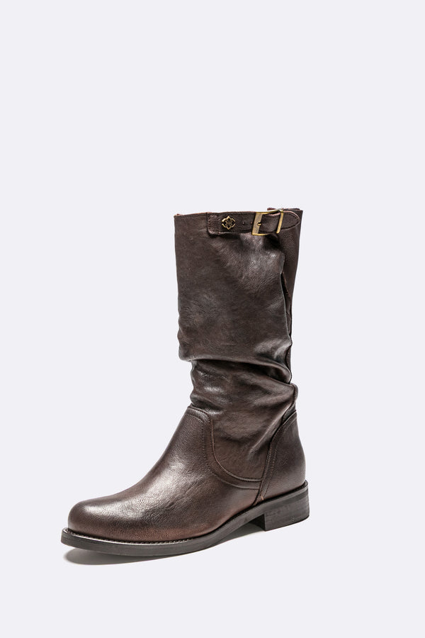 Volterra Boots in Dark Brown woman Barone firenze