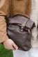 BRN - 050 Backpack in Dark Brown unisex Barone firenze - 2