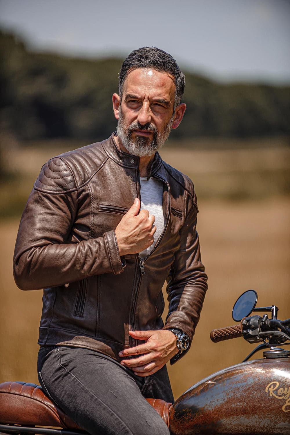 Elton Gold Bike Dark Brown man Barone firenze - 4