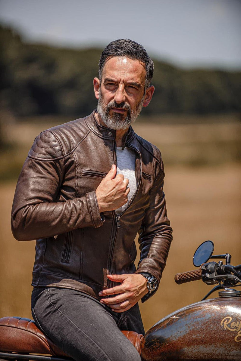 Elton Gold Bike Dark Brown man Barone firenze - 4