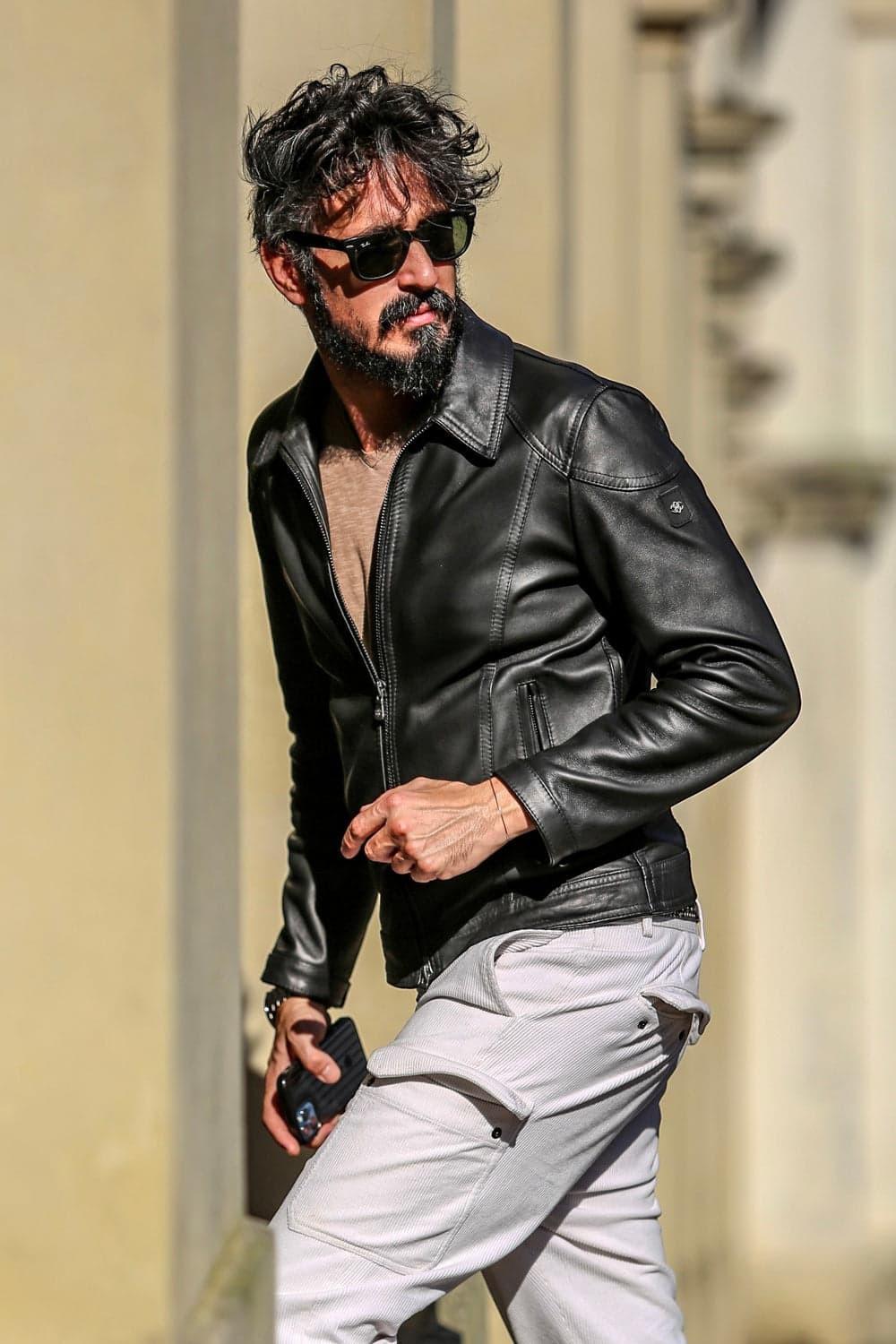 Elton Gold Collar Black man Barone firenze - 6