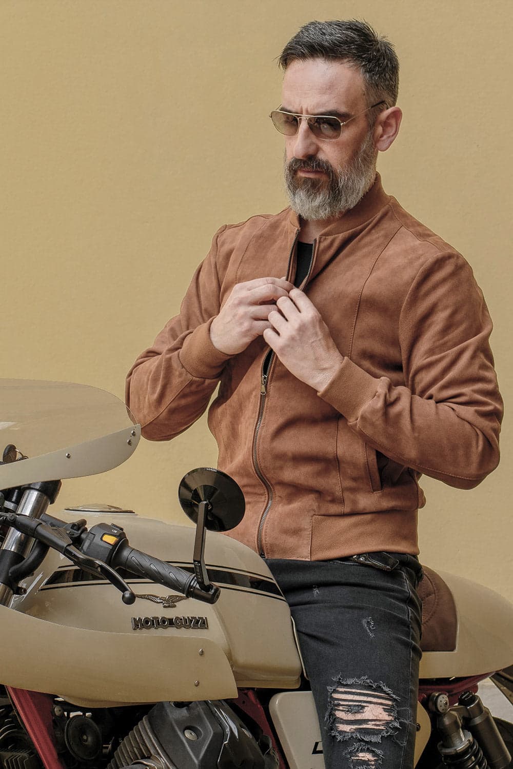 Enrico Suede uomo Barone firenze - 3