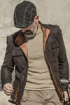 Francesco Oiled Saharan Dark Brown man Barone firenze - 7