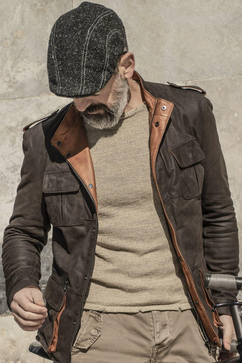 Francesco Oiled Saharan Dark Brown man Barone firenze - 7