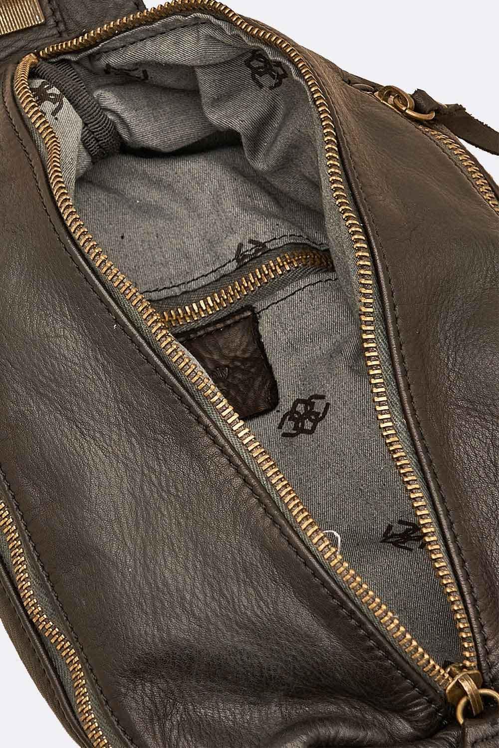 Certaldo Dark Brown Pouch man Barone firenze - 6