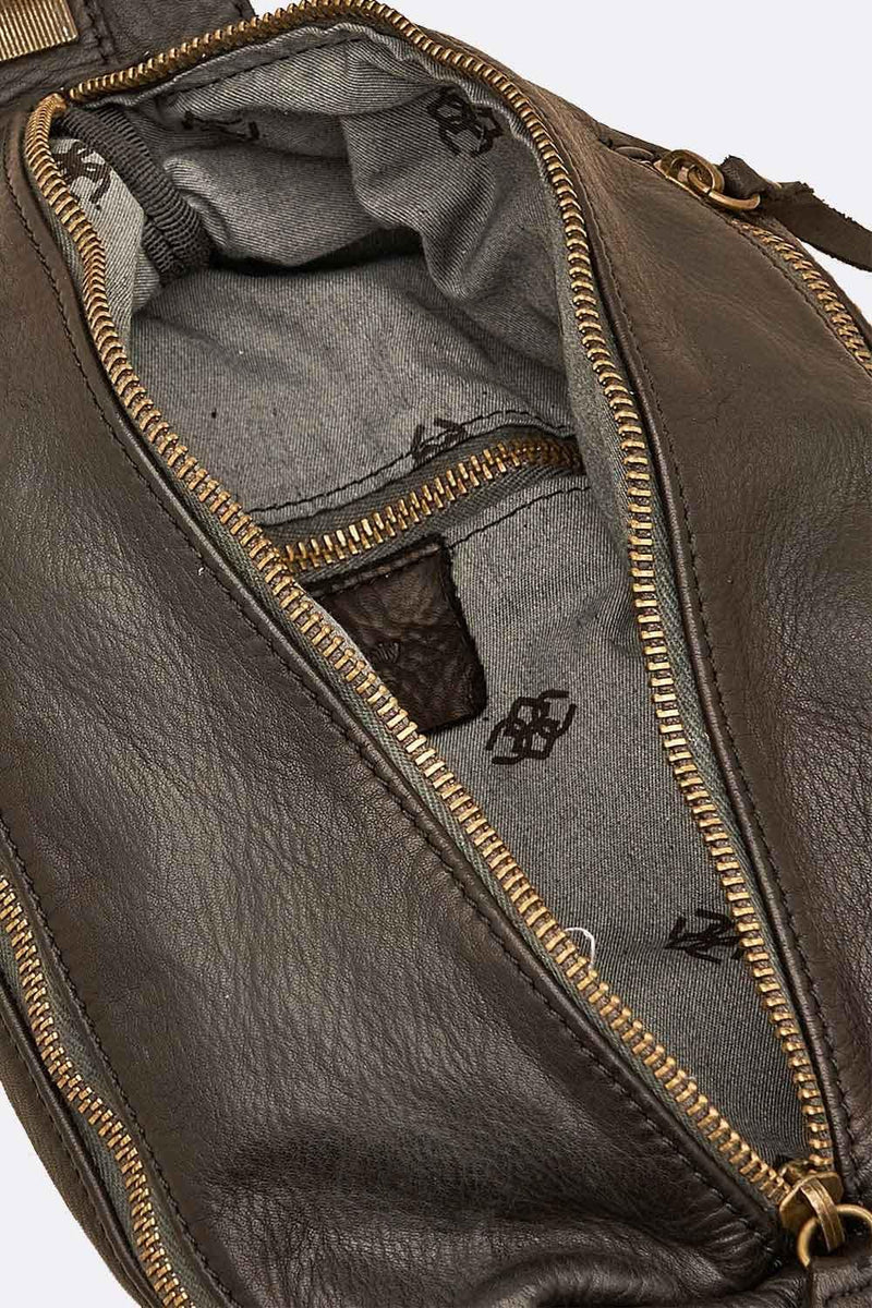 Certaldo Dark Brown Pouch man Barone firenze - 6