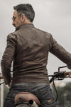 Massi Dark Brown Jacket  man Barone firenze - 12