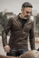 Massi Dark Brown Jacket  man Barone firenze - 4