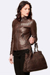 Siena Dark Brown woman Barone firenze - 6