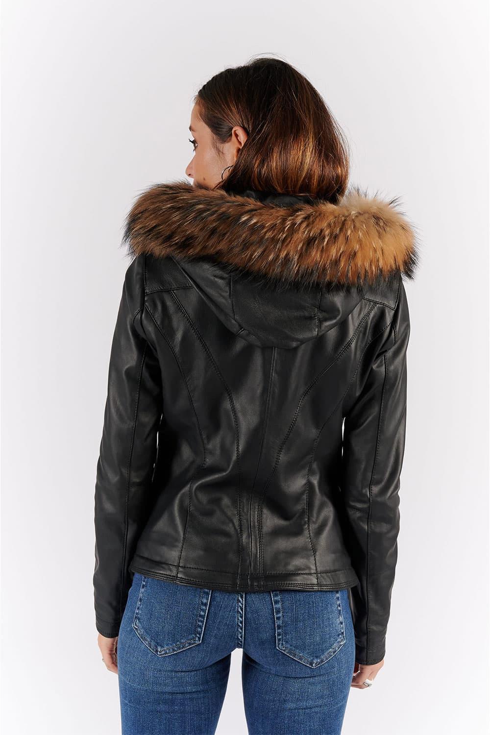 Sofia with Fur Hood woman Barone firenze - 4