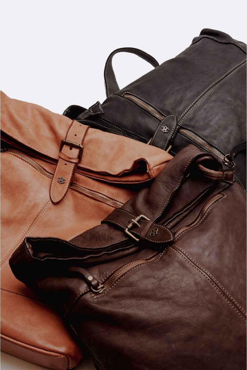 Grosseto Dark Brown Backpack unisex Barone firenze - 12