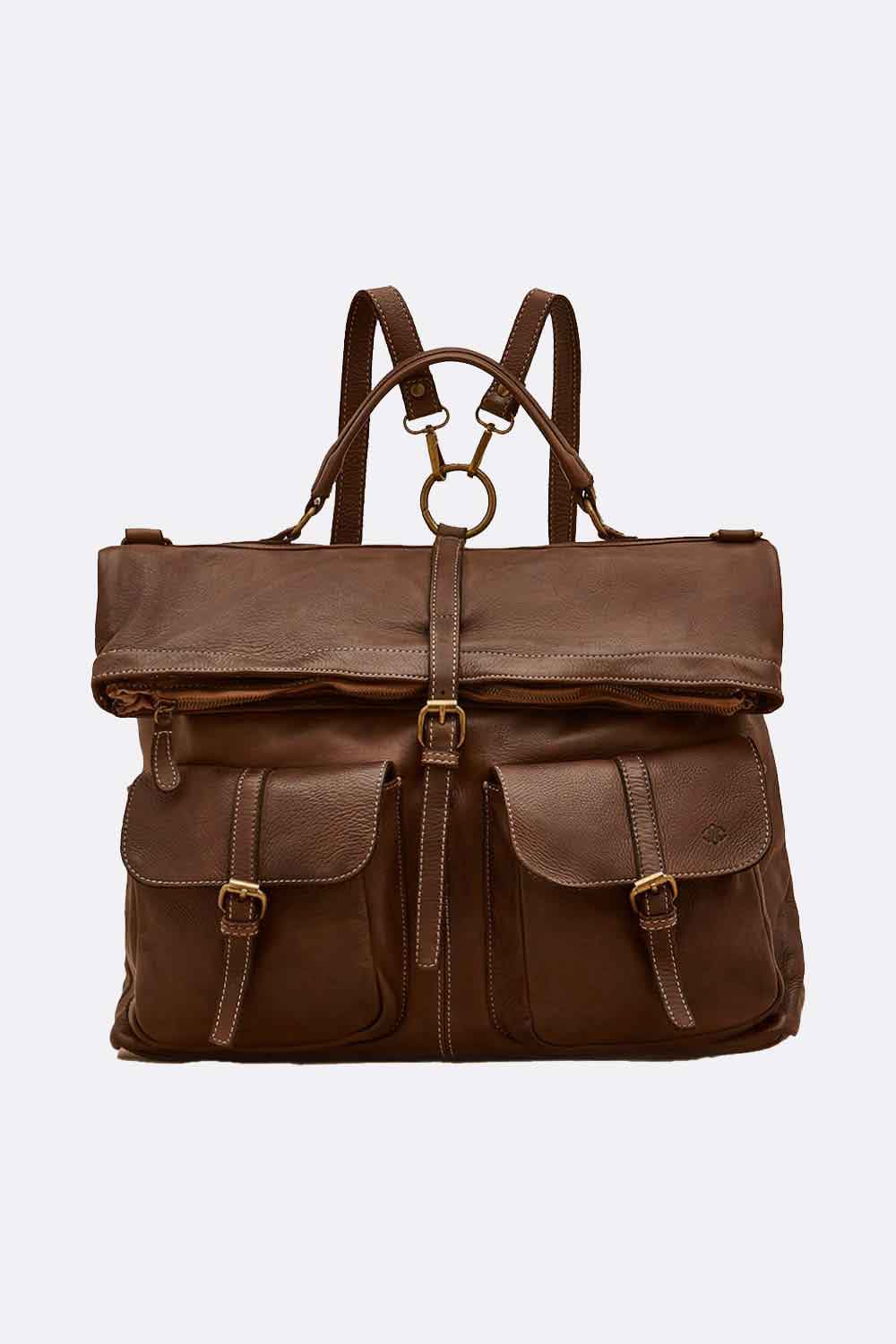 Massa zaino 100% vera pelle Made in Italy - Barone Firenze